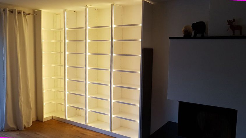 Bibliothek Warm Weiß Beleuchtet